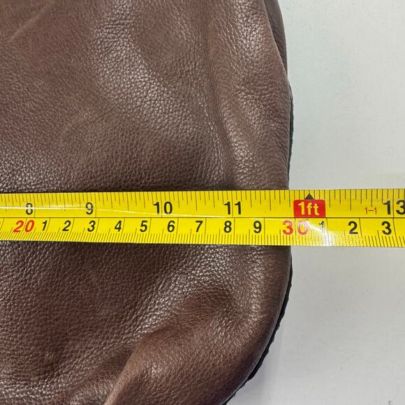 Vintage Hard to Find Fossil Maddox Crossbody Patchwork Chevron Bag - Picture 9 of 13